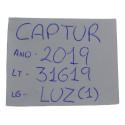 Luz Interna Teto Central Dianteira Captur 2019 Original