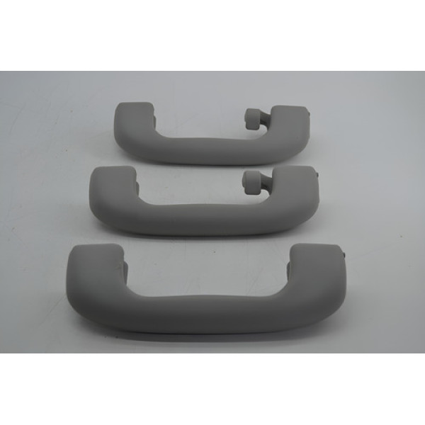 Kit Com 3 Puxador Alça Teto Pqp Gm Agile 2013 Original Cinza-escuro Kit Com 3 Puxador Alça Teto Pqp Gm Agile 2013 Original Cinza-escuro