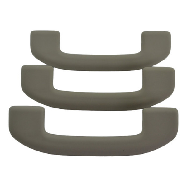 Kit 3 Puxador Alça Teto Pqp Nissan Livina 2013 Original Bege