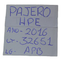 Apoio Encosto Braço Console Central Pajero Hpe 2016 Original Preto