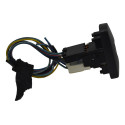 Botão Interruptor Pisca Alerta Fiat Marea 2002 Original - Preto