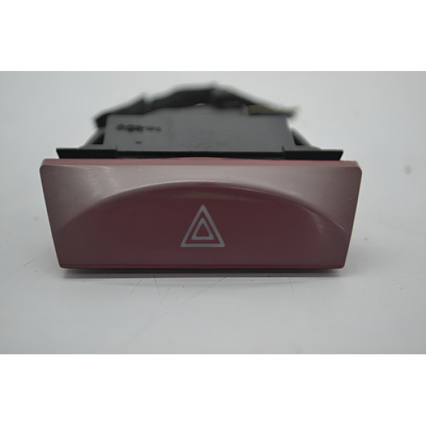 Botão Pisca Alerta Painel Fiat Stilo 2005 Original - Vermelho