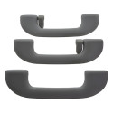 Kit 3 Puxador Alça Teto Pqp Jeep Renegade 2018 Original Cinza