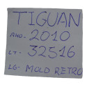 Moldura Retrovisor Interno Volkswagen Tiguan 2010 Original