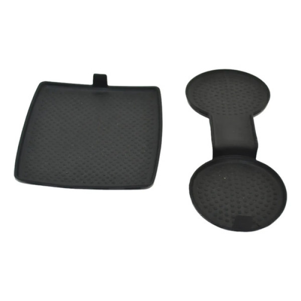 Par Borracha Console Porta Copos Vw Golf Mk7 Original Preto