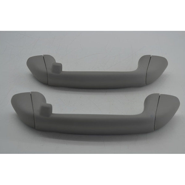 Par Puxador Alça Teto Pqp Toyota Etios 2016 Original - Cinza-escuro