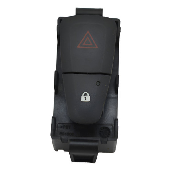 Botão Pisca Alerta Trava Destrava Logan 2018 Sandero Origina - Preto