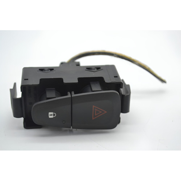 Botão Pisca Alerta Trava Renault Logan 2013 Original - Original