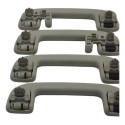Kit 4 Puxador Alça Teto Pqp Interno Corolla 2020 Original Cinza