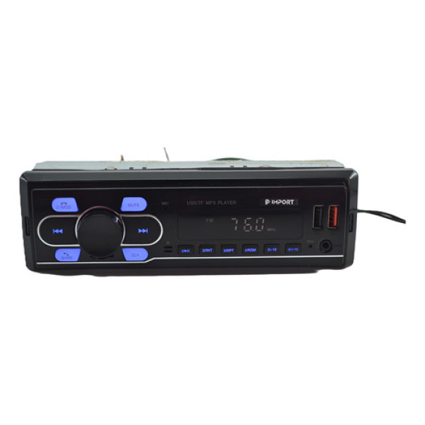 Radio Aparelho Som Fpimport C/usb Auxiliar Mp3 Universal Preto