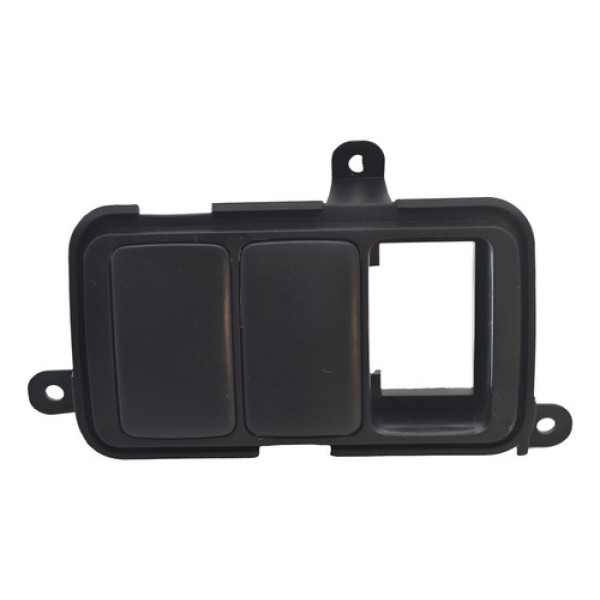 Moldura Com Botão Cego Falso Honda Civic 2007 Original - Preto