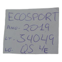 Quebra Sol Lado Esquerdo Motorista Ecosport 2019 Original