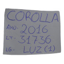 Luz Interna Teto Porta Oculos Corolla 2016 Original