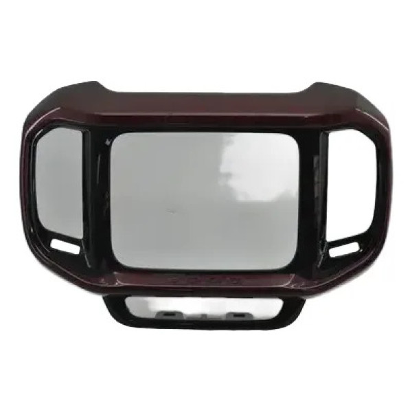 Moldura Multimidia Central Painel Fiat Toro 2017 Origina Marrom