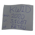 Espelho Retrovisor Interno Renault Kwid 2020 Original