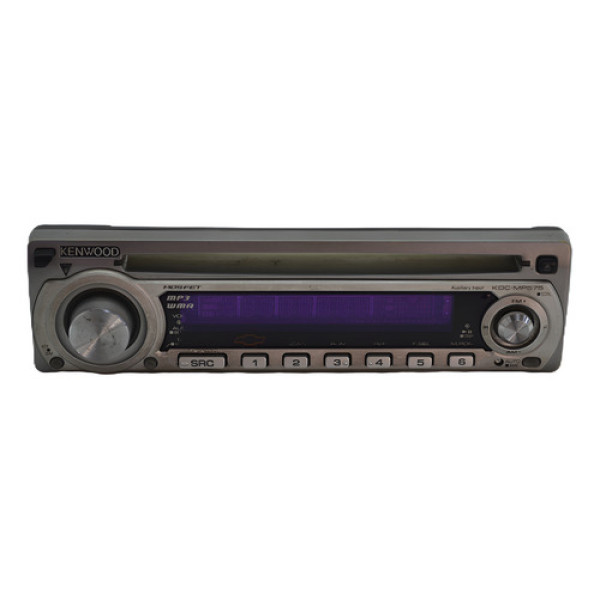 Frente Radio Aparelho Som Kenwood Mosfet Kdc-mp575 Cinza