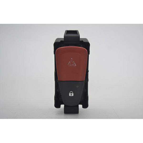 Botão Pisca Alerta Trava Renault Fluence 2012 Original - Preto