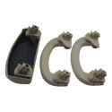Kit 2 Puxador Alça Teto Pqp Porta Oculos Linea 2013 Original