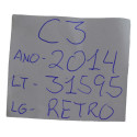 Espelho Retrovisor Interno Citroen C3 2014 Original