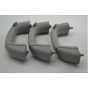 Kit 3 Puxador Alça Teto Pqp Toyota Etios 2014 Original Cinza-escuro