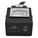 Entrada Conector Usb Auxiliar Hyundai Creta 2021 Original - Preto
