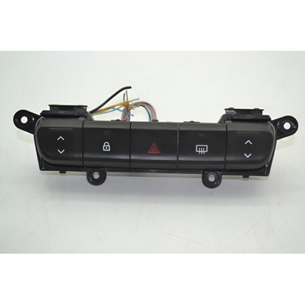 Botão Pisca Alerta Trava Desembaçador Renault Kwid Original  - Original