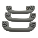 Kit Com 3 Puxador Alça Teto Pqp Hyundai Ix35 2011 Original Cinza