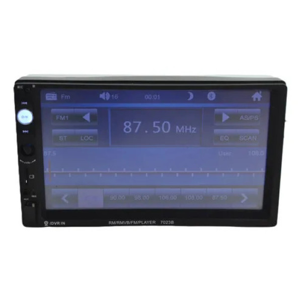 Tela Multimidia Universal C/entrada Aux Sd 7 Polegadas Preto