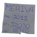 Espelho Retrovisor Interno Chevrolet Meriva 2012 Original