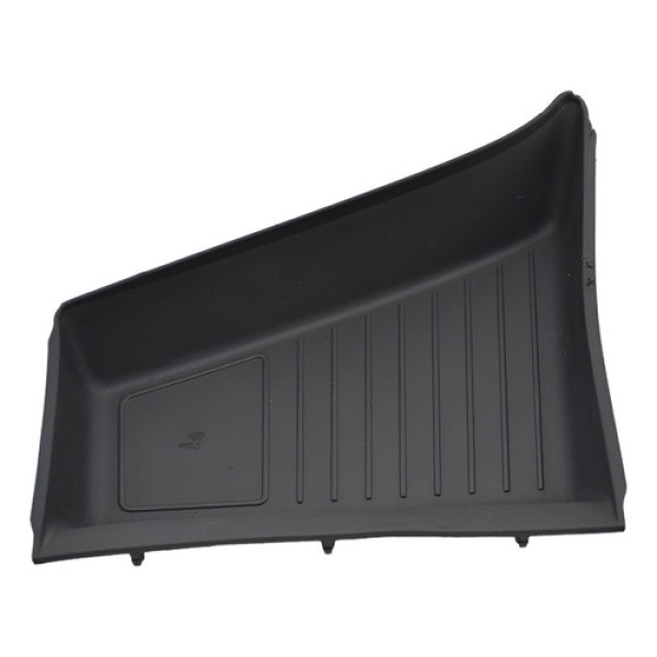Moldura Porta Treco Console Central Audi Q7 2016 Original Preto