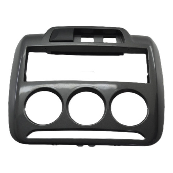 Moldura Radio Central Painel Radio Novo C3 2015 Original Prateado