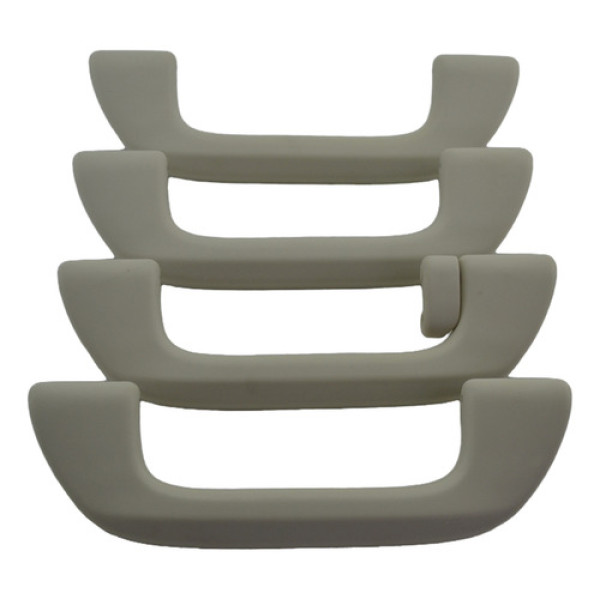 Kit 4 Puxador Alça Teto Pqp Cr-v Crv 2012 Original Bege