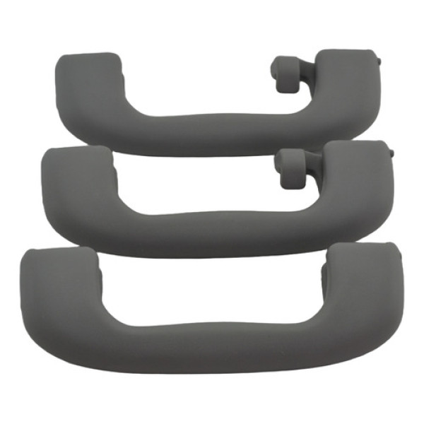 Kit 3 Puxador Alça  Pqp Teto Agile 2011 Montana Original Cinza