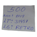 Espelho Retrovisor Interno Fiat 500 2012 Original