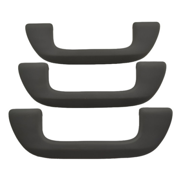 Kit Com 3 Puxador Alça Pqp Teto Honda Civic 2014 Original - Cinza