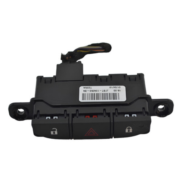 Botão Trava Destrava Pisca Alerta Ford Ka 2019 Original - Preto