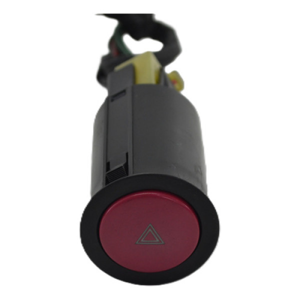 Botão Pisca Alerta Painel Besta Furgão 1998 Original Vermelho