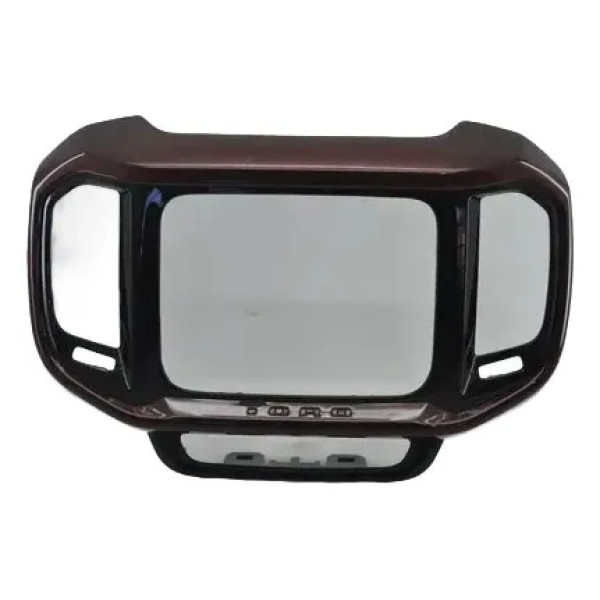 Moldura Multimidia Central Painel Fiat Toro 2019 Original Marrom