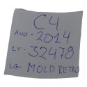 Moldura Retrovisor Interno Citroen C4 Lounge 2014 Original