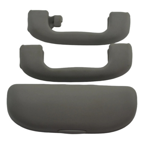 Kit 2 Puxador Alça Teto Pqp C/porta Oculos Sonic 2013 Origin Preto