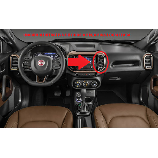 Difusor Central Direito Painel Fiat Toro 2016 A 2021 Origina Difusor Central Direito Painel Fiat Toro 2016 A 2021 Origina