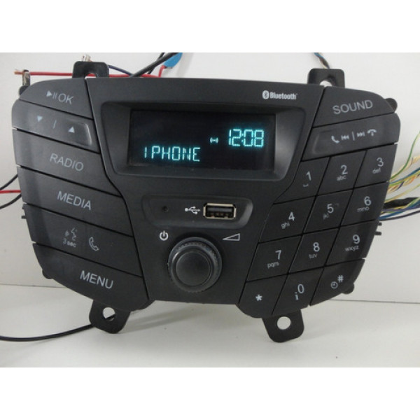 Radio Aparelho Som Bluetooth Ford Ka 2017 Original E3b5-18d8