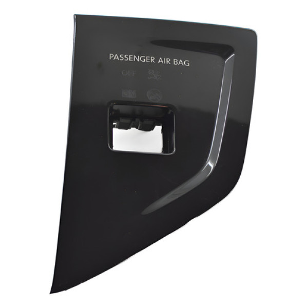 Moldura Painel Do Botão Pisca Alerta Polo 2018 Original - Preto