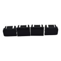 Kit 4 Botão Cego Falso Volkswagen Fox 2012 Original