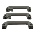 Kit 3 Puxador Alça Pqp Teto Volkswagen Santana 2003 Original Cinza