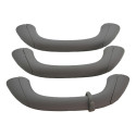 Kit Com 3 Puxador Alça Teto Pqp Mitsubishi L200 2017 Origina - Cinza