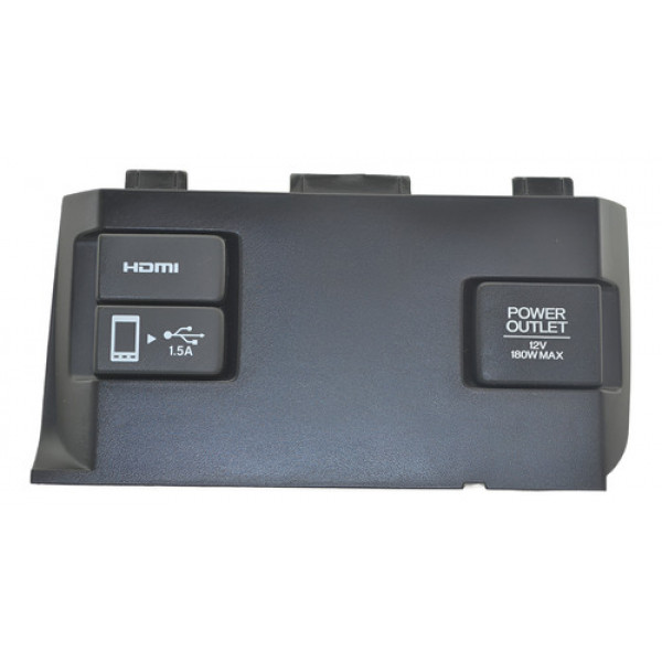 Moldura Com Tomada 12v Usb Hdmi Honda Civic 2018 Original