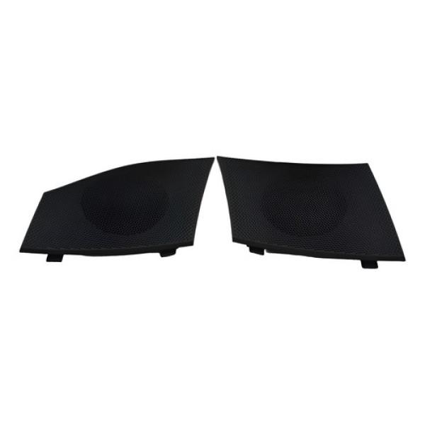Par Tela Alto Falante Painel Renault Kwid 2021 Original Preto