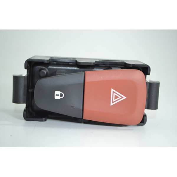 Botão Pisca Alerta Trava Destrava Renault Fluence 2011 2012 - Vermelho