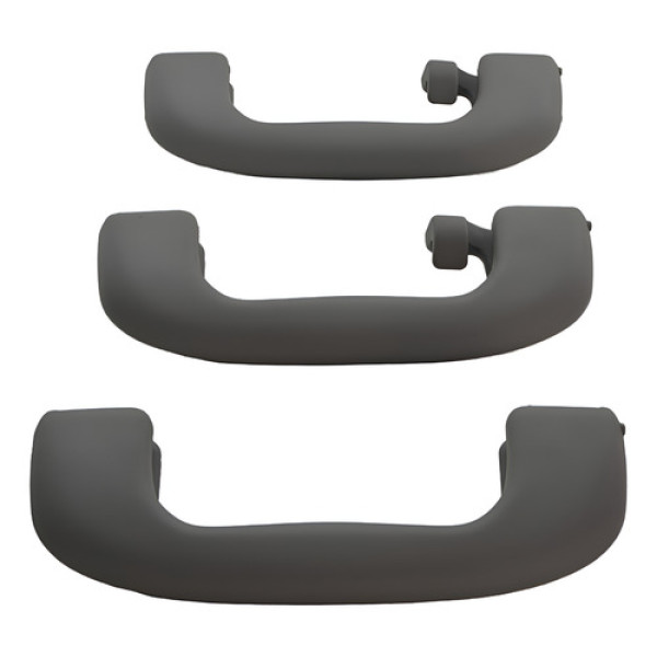 Kit Com 3 Puxador Alça Teto Pqp Gm Agile 2012 Original Cinza-escuro